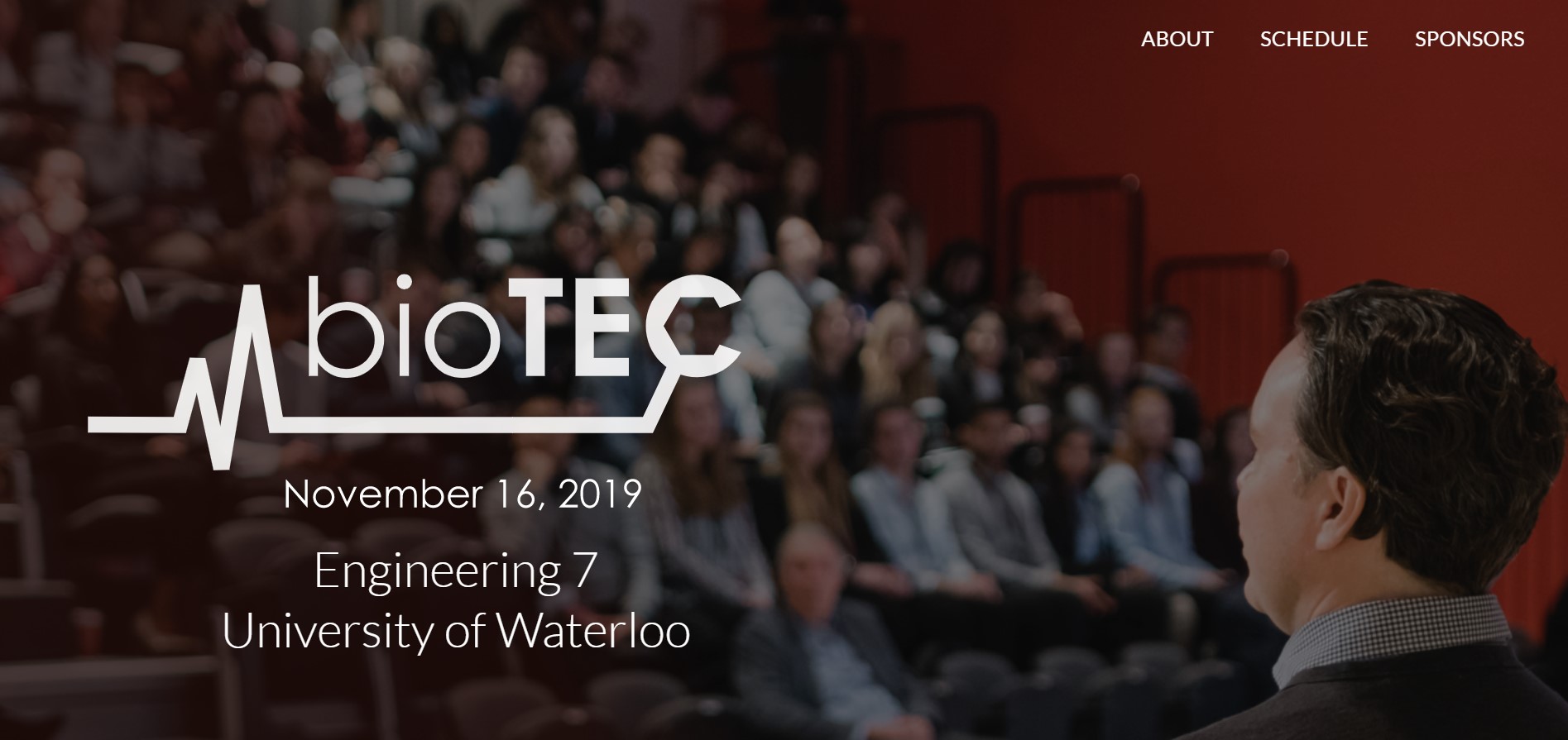 BioTEC Website Snapshot